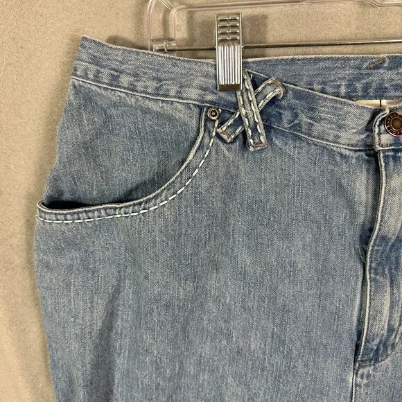 CJ Banks Womens Blue Capri Jeans Plus Size 16W - Picture 4 of 15